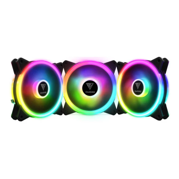 Kit com 3 Cooler Gamdias Aeolus M2 1203 Lite 