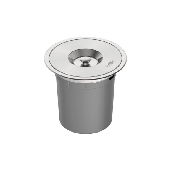 LIXEIRA DE EMBUTIR TRAMONTINA CLEAN ROUND 5L ACO INOX