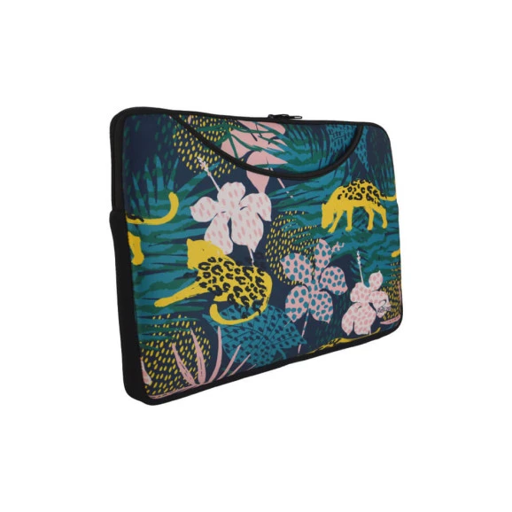 Case para notebook 15,6" Reliza Onça com bolso  frontal