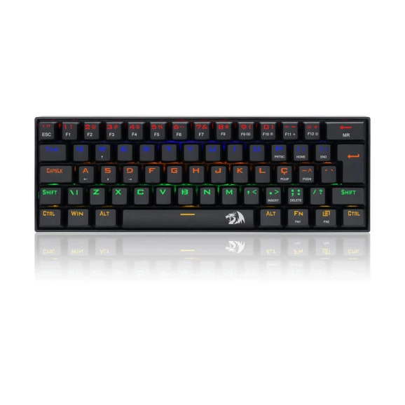 Teclado mecânico gamer Redragon Lakshmi K606R 