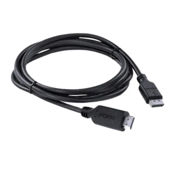 Cabo DisplayPort macho para HDMI 2.0 macho 2 metros Pcyes