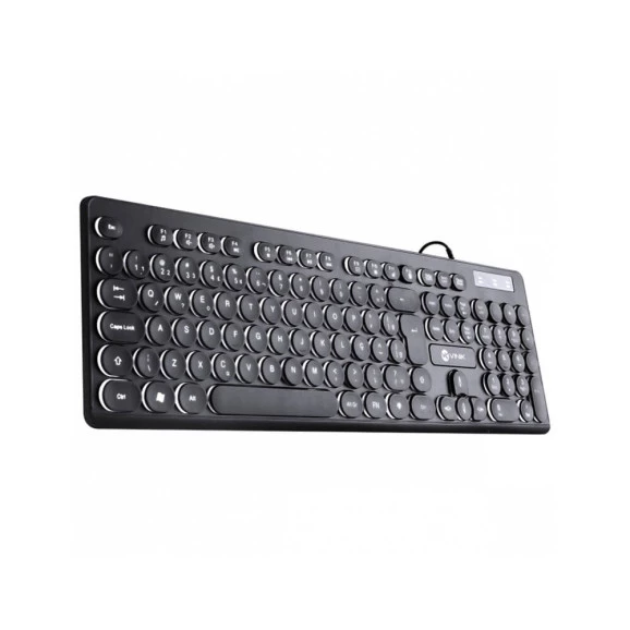 Teclado Slim multimídia Vinik TC200 chocolate USB