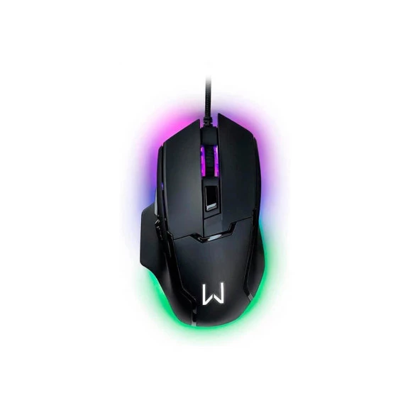Mouse gamer Warrior Rainbow 6400 DPI MO297