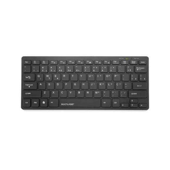 Teclado USB Multilaser Mini Slim TC154 preto