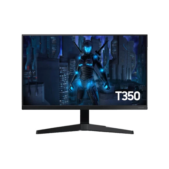 Monitor gamer T350 24 polegadas Samsung LED 75Hz LF24T350FHLMZD