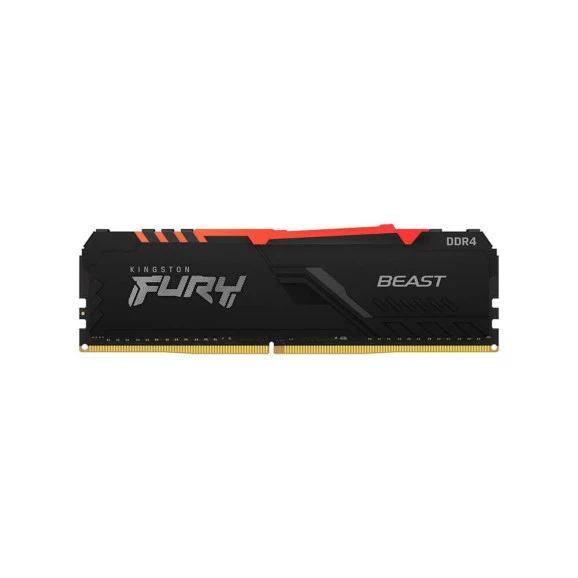 Memória 8GB DDR4 3000 Kingston Fury Beats RGB CL15 black