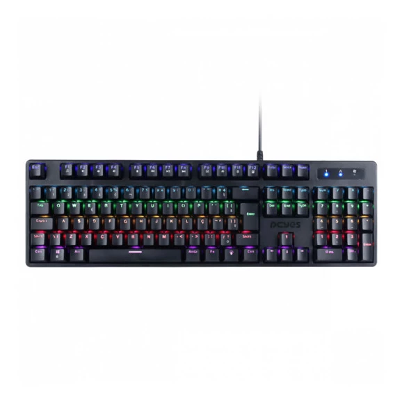 Teclado gamer mecânico Pcyes Kratz Outemu Brown PKOHBWRGB