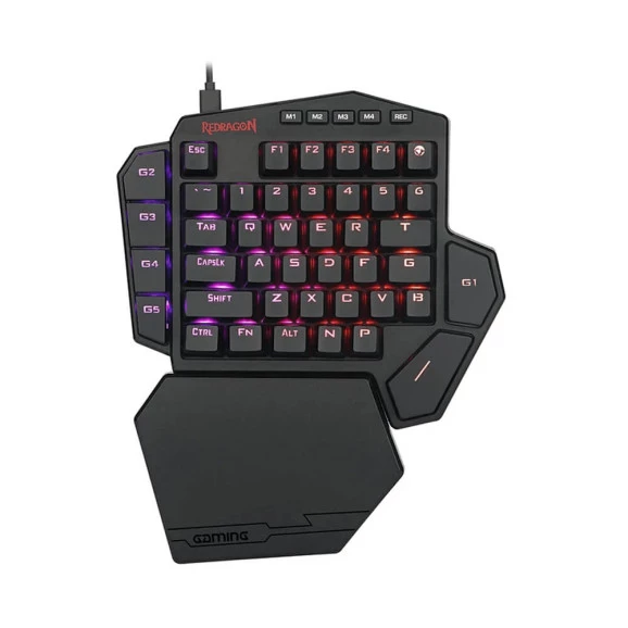 Teclado gamer mecânico Redragon RGB Switch Azul Diti X K601-RGB