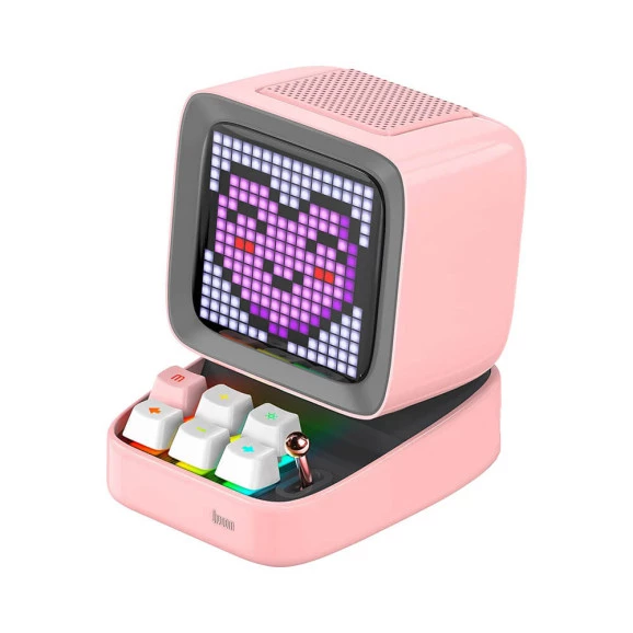Caixa de som gamer Ditoo Pro 5.0 Divoom 15W rosa