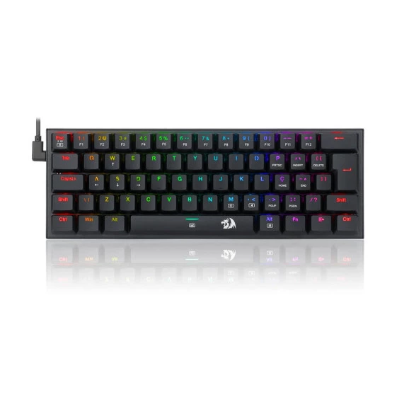 Teclado mecanico gamer Redragon switch marrom Anivia K614