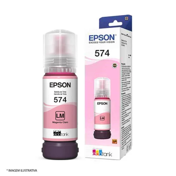 REFIL DE TINTA EPSON T574620 L8050 MAGENTA CLARO 70ML