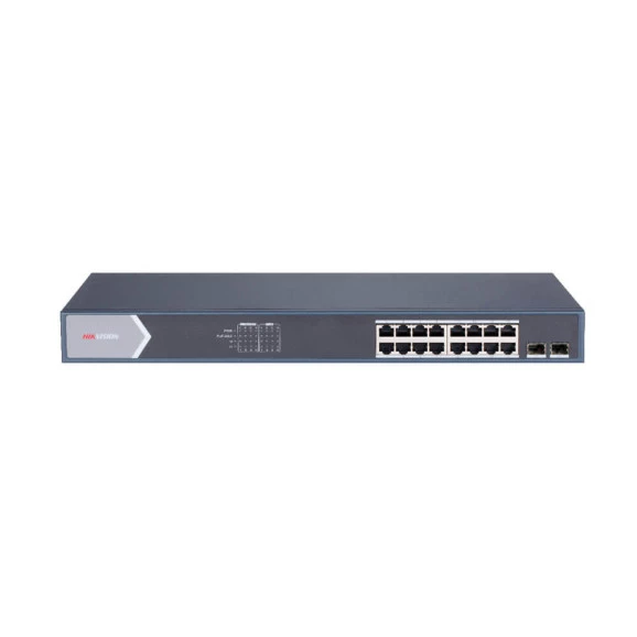 SWITCH HIKVISION 16 PORTAS 10/100/1000 POE DS-3E1518P-SI