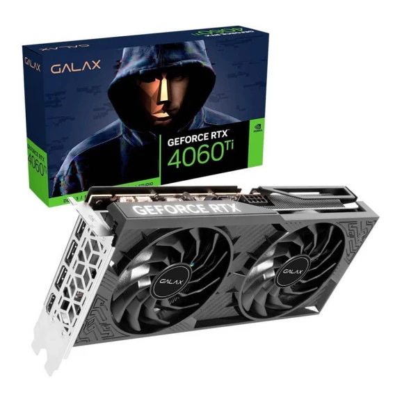 PLACA DE VIDEO GALAX GEFORCE RTX 4060 TI 8GB GDDR6 - 46ISL8MD8COC