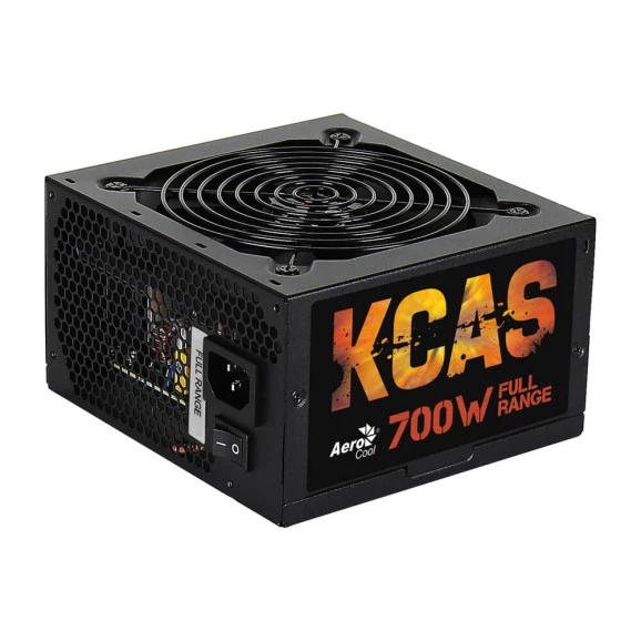Frente Fonte 700w Reais Kcas Aerocool 80 Plus Bronze Full Range APFC