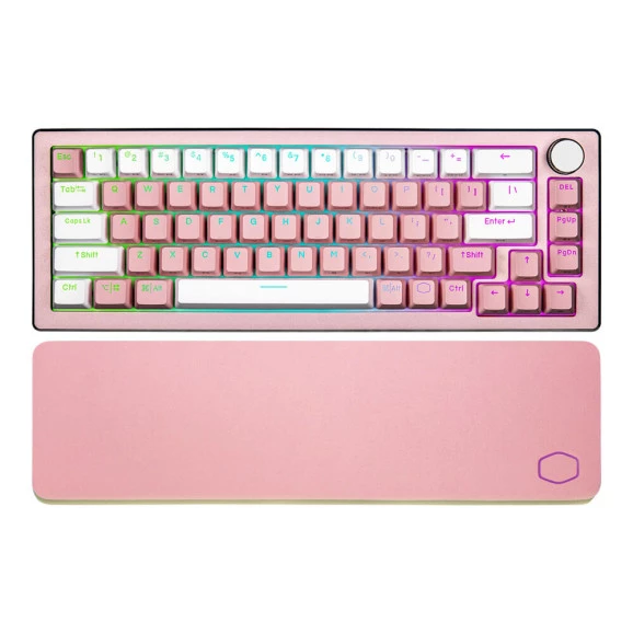 Teclado mecânico Cooler Master CK721 RGB edição Sakura