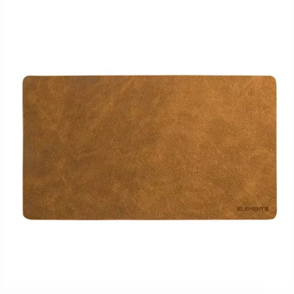 Mouse Pad Elements em Couro Caramelo 700x400mm