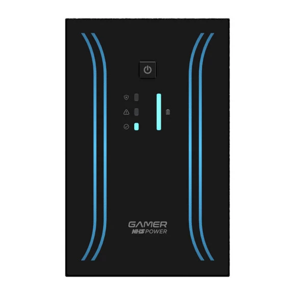 Frente Nobreak Gamer 1.4 Kva NHS Power Senoidal Bivolt Preto USB