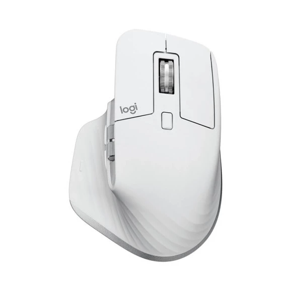MOUSE LOGITECH SEM FIO MX MASTER 3S CINZA CLARO - 910-006562
