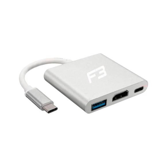 DAPTADOR USB-C PARA HDM I/ USB C/ USB A 3.0 JC-TYC-HM31
