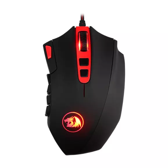 Mouse Gamer Redragon M901-2 Perdition 3 Preto 12.400DPI 