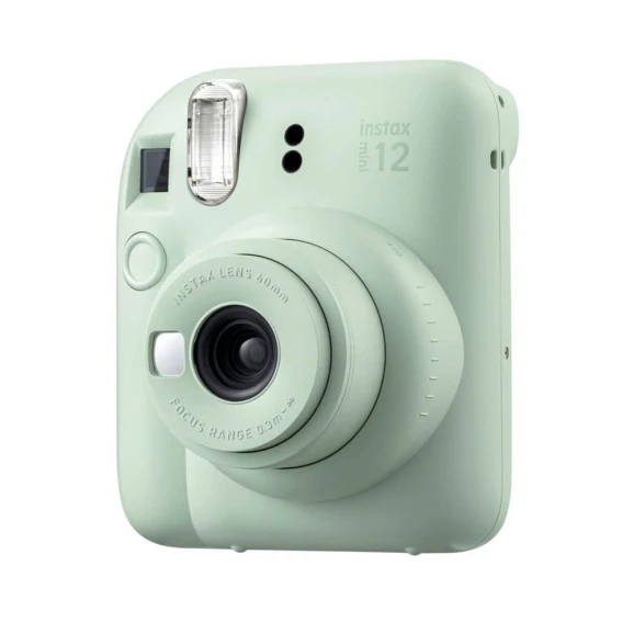 Frente Câmera Instantânea Instax Mini 12 Fujifilm Verde Menta 