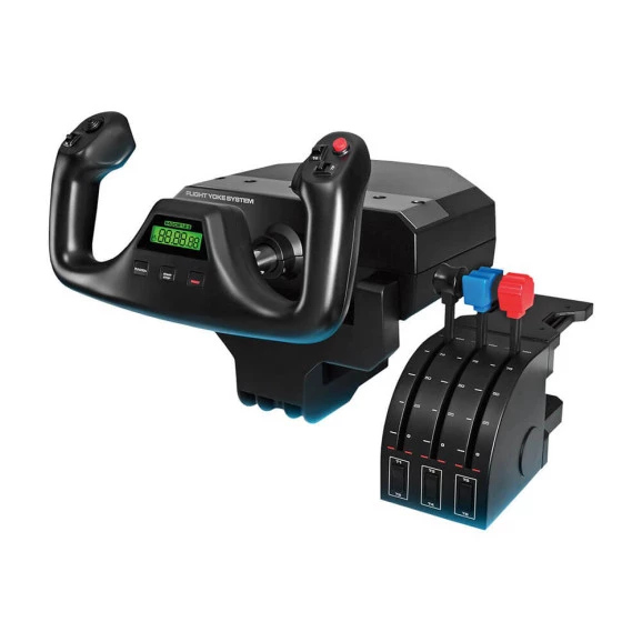 SIMULADOR PROFISSIONAL LOGITECH FLIGHT YOKE SYSTEM - 945-000023