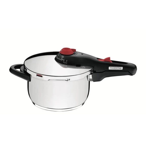 PANELA DE PRESSAO TRAMONTINA SOLAR AÇO INOX 4,5L
