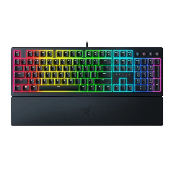 Teclado Gamer Razer Ornata V3 Low Profile US RGB Membrana 
