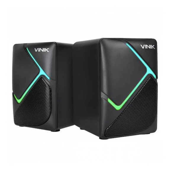 CAIXA DE SOM GAMER VINIK CONSTELATION 2.0 6W LED RAINBOW - VSPKG6