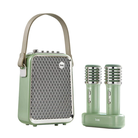 Caixa de Som Divoom Songbird-HQ com Microfone Verde Bluetooth