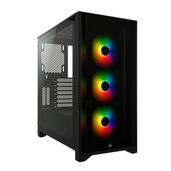 GABINETE CORSAIR GAMER ICUE 4000X PRETO - CC-9011204-WW