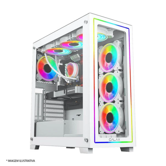 Gabinete Gamer Galax Omega White