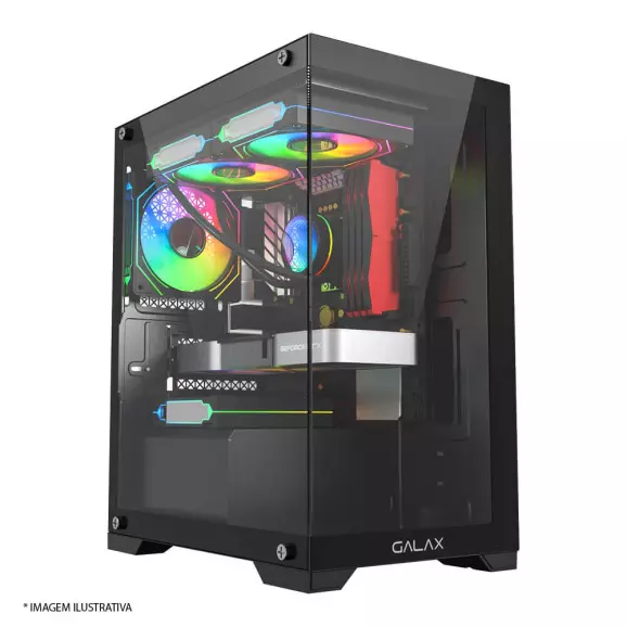 GABINETE GALAX GAMER DRACO BLACK
