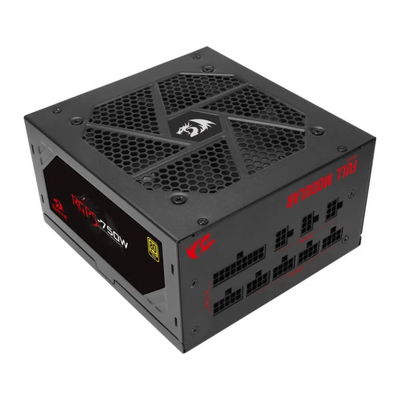 FONTE 750 WATS FULL MODULAR RGB 80 PLUS GOLD PRETO