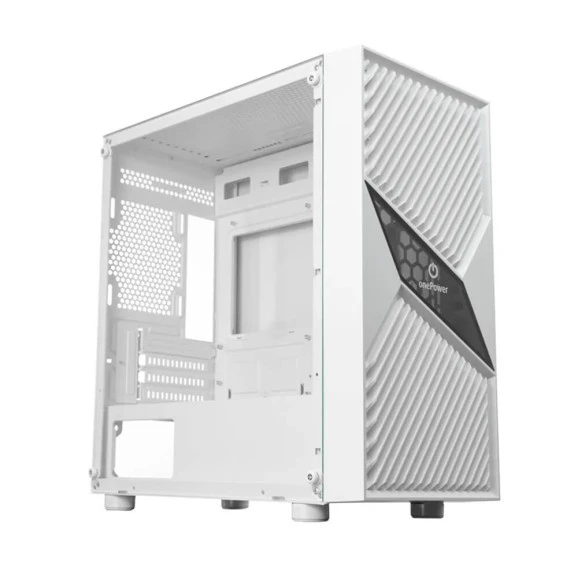 GABINETE REDRAGON ONEPOWER FRACTAL BRANCO CC-201W