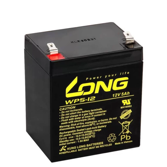 BATERIA SELADA P/ NOBREAK 12V X 5AH LONG WP5-12