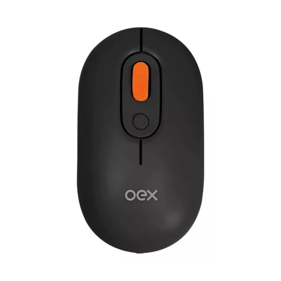 Mouse sem fio OEX retro MS604 preto -50.0054