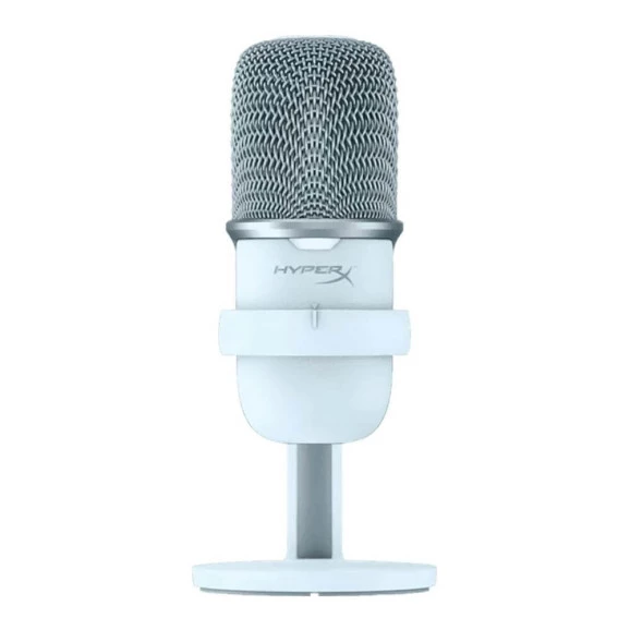 MICROFONE DE MESA HYPERX SOLOCAST BRANCO