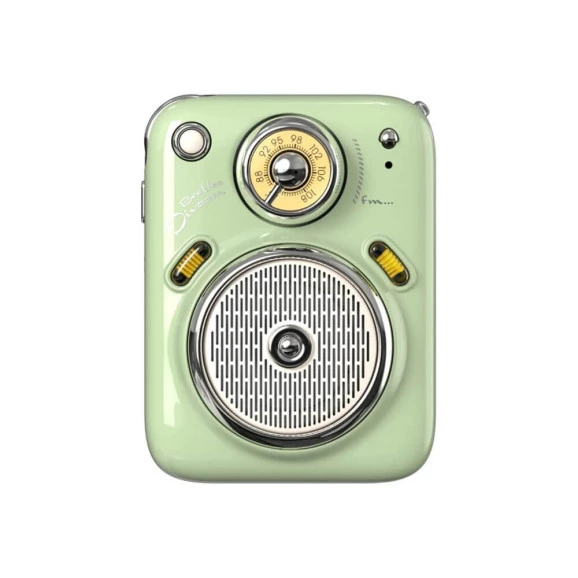 CAIXA DE SOM DIVOOM 5.0 4,5W BEETLES-FM GREEN