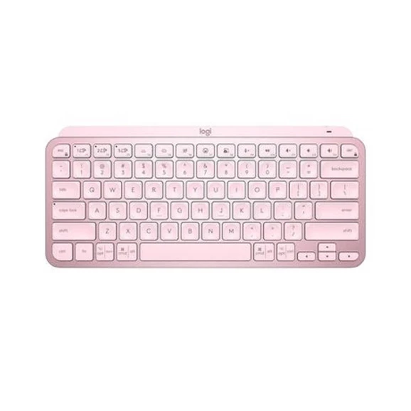 TECLADO SEM FIO LOGITECH MX KEYS MINI ROSA