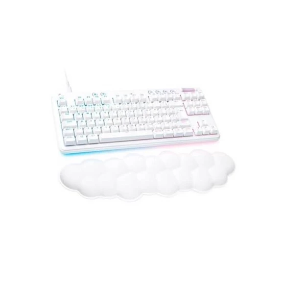 Teclado gamer Logitech mecanico G715 branco