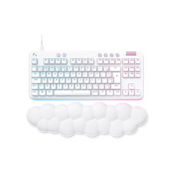 TECLADO GAMER LOGITECH MECANICO G713 RGB BRANCO