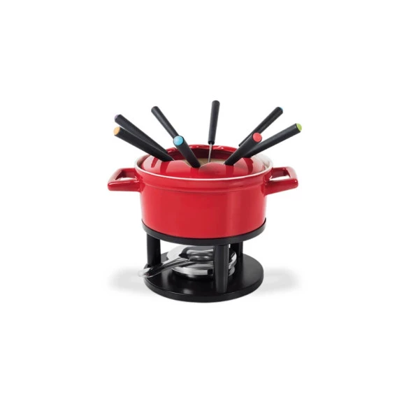 Conjunto para fondue Brinox  13 peças vermelho - 1256/118