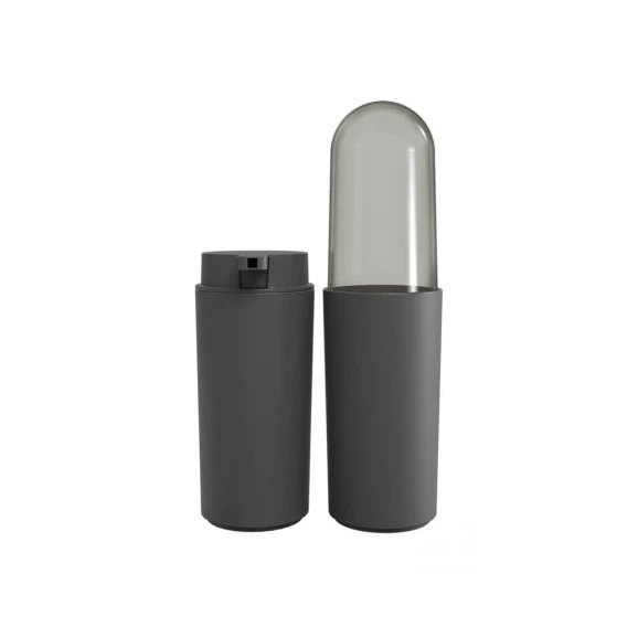 Conjunto para banheiro Coza Serene 2 peças cinza chumbo