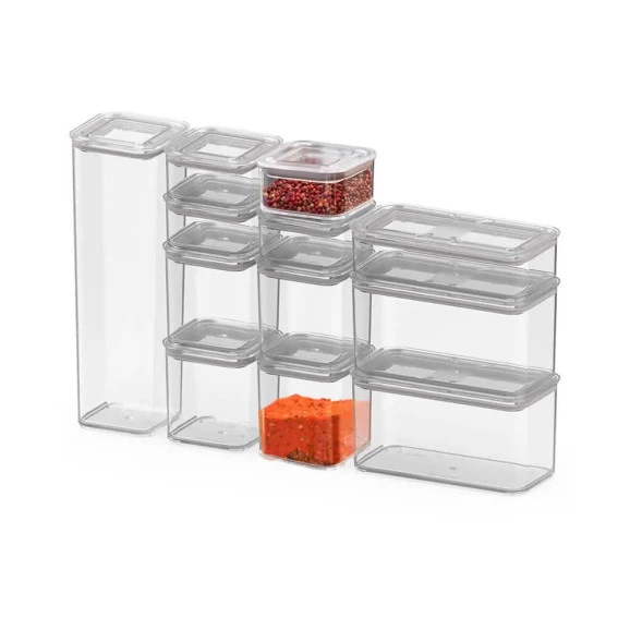JOGO DE POTES HERMATICOS COZA C/ 12PCS