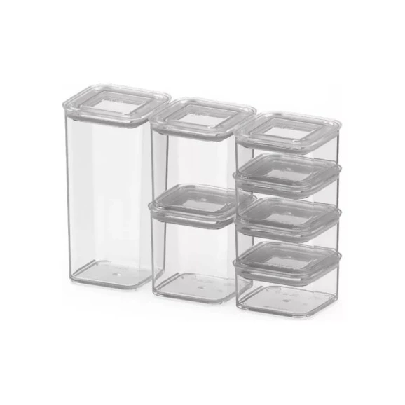 JOGO DE POTES HERMATICOS COZA C/ 7PCS