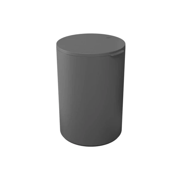 LIXEIRA COZA 5L C/ TAMPA CINZA CHUMBO