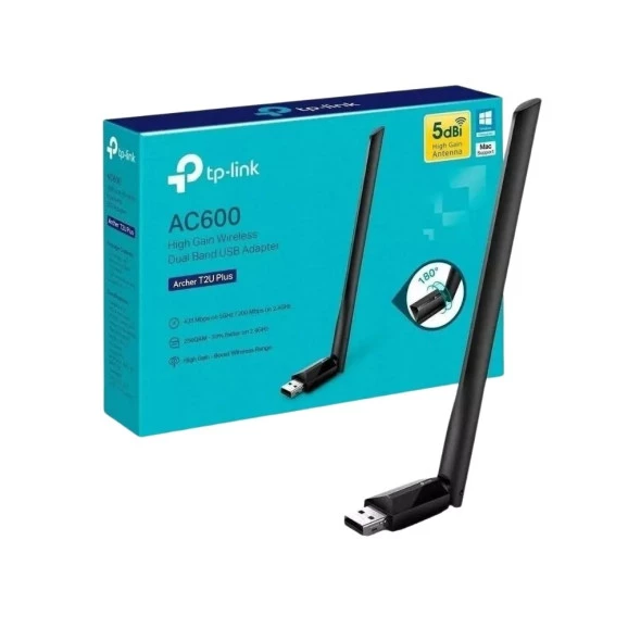 ADAPTADOR USB WIRELESS TP-LINK AC600 T2U PLUS DUAL BAND