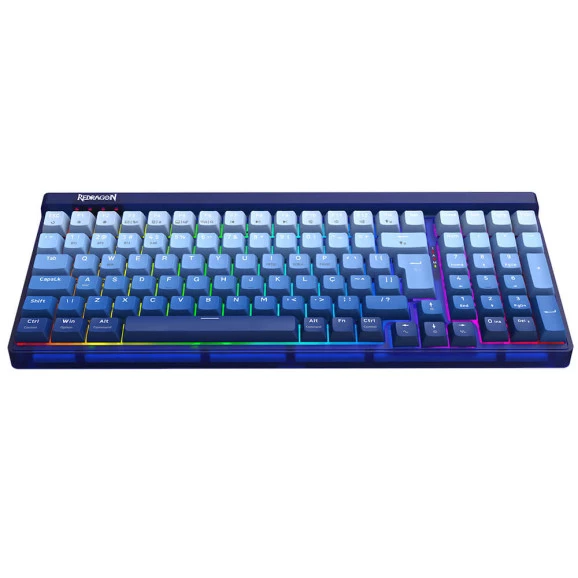 TECLADO MECANICO GAMER REDRAGON K656WB GAREN PRO RGB AZUL SWITCH 