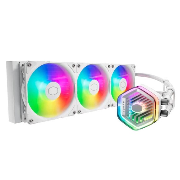 WATER COOLER MASTERLIQUID 360 ATMOS ARGB BRANCO COOLER MASTER - M